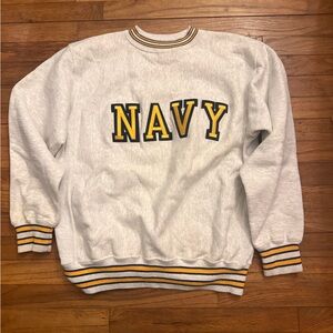 This is a vintage 90s Graybear Navy crewneck sweatshirt XL
